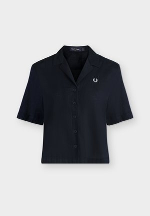 Fred Perry, SHEER STRIPE SHIRT - Overhemd - navy