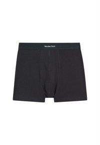 Černé boxer kyty vyrobené z bavlny, s zeleným pasem a logem "Massimo Dutti", a předním otvorem s jednoduchým švem.