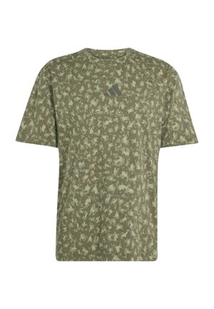 adidas Sportswear, ADIDAS SPORTSWEAR TERREX XPLORIC CLIMACOOL+ PRINTED TRAIL T-SHIRT - Tekninen t-paita - tent green olive strata