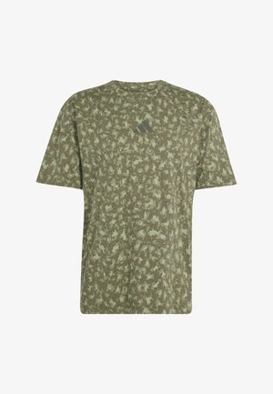adidas Sportswear, ADIDAS SPORTSWEAR TERREX XPLORIC CLIMACOOL+ PRINTED TRAIL T-SHIRT - T-Shirt sport - tent green olive strata