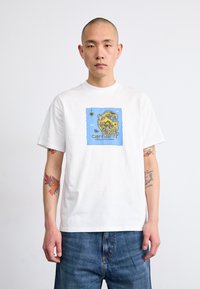 Carhartt WIP - OLD WORLD  - T-shirt con stampa - white Immagine in miniatura 1