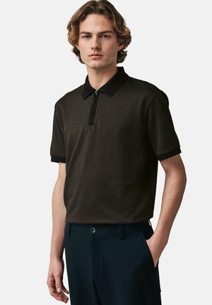 REGULAR FIT-QUARTER - Polo shirt - black gold