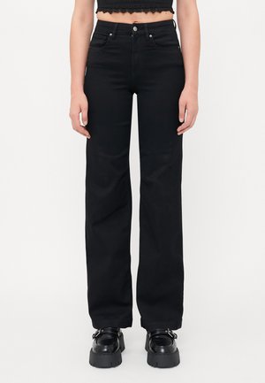 ONLMADISON ROYAL  - Wide leg - black denim