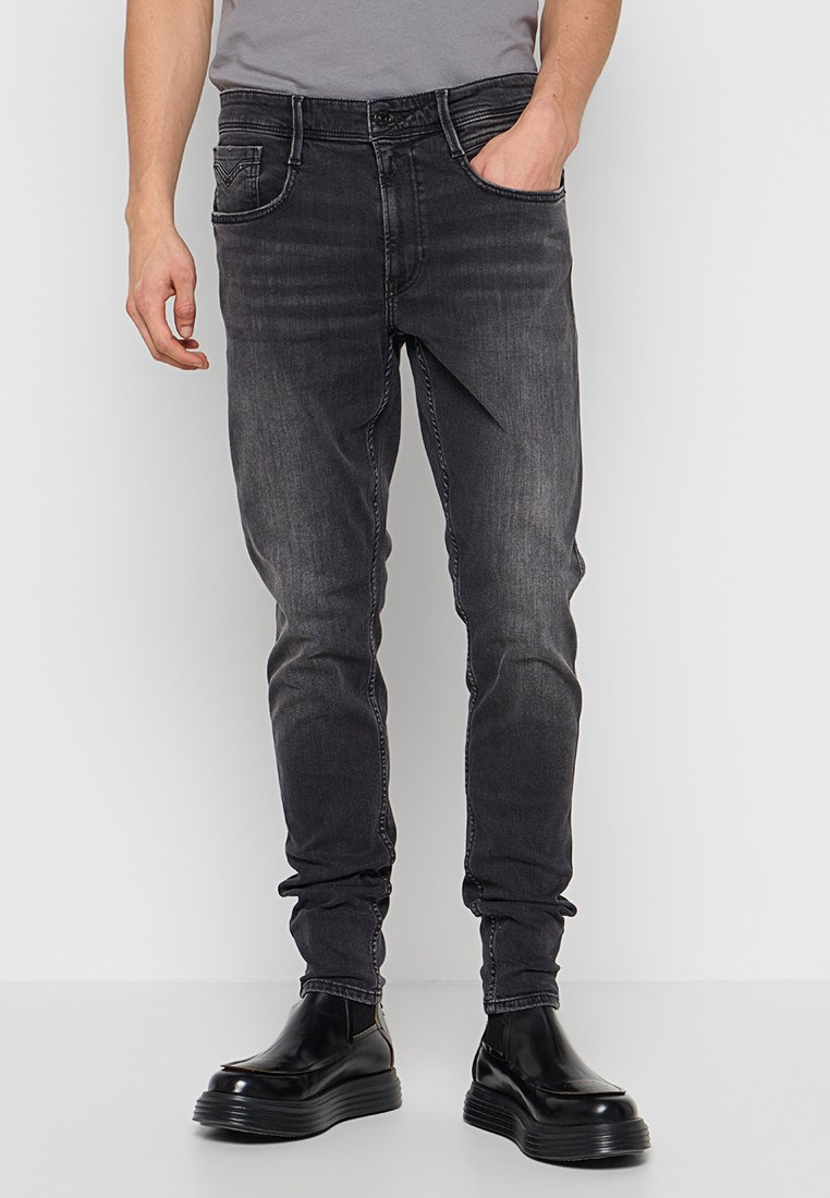 Replay Jeans Tapered Fit zwart Replay Jeans Tapered Fit zwart