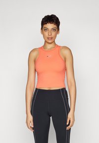 Nike Performance - ONE FITTED CROP TANK - Topp - magic ember Väikepilt 1