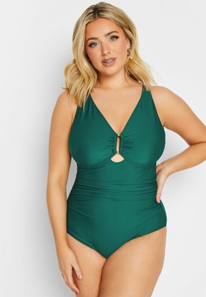 Ulla Popken Badpak voor dames, paarsblauw, 48