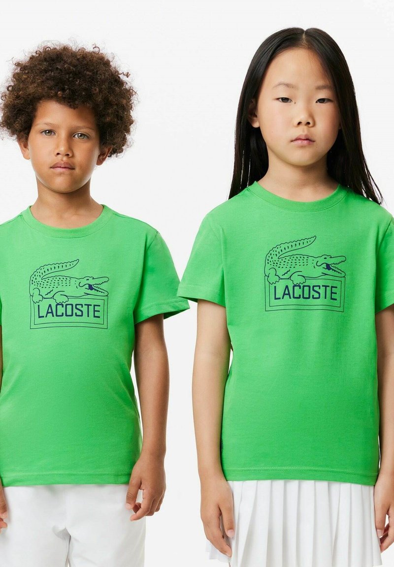 Lacoste Sport - ENFANT  - T-shirt imprimé - vert-ixu, Agrandir