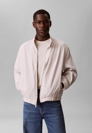 RELAXED  - Bomber Jacket - white sand