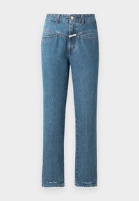 PEDAL PUSHER - Jeans Relaxed Fit - mid blue