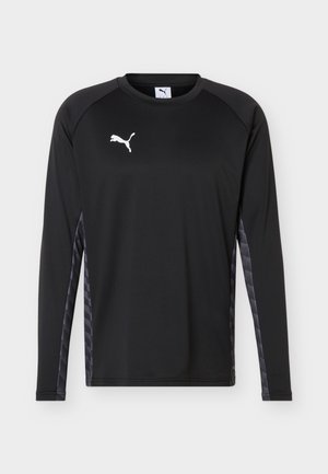 Puma, TEAMLIGA26 TRAINING - Pikkade varrukatega topp - black/white/flat dark gray