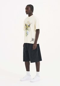 Ed Hardy EAGLE SNAKE BATTLE  - T-shirts print - beige