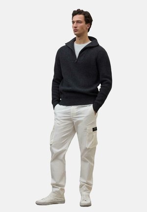 MEYE - Strickpullover - dark grey melange