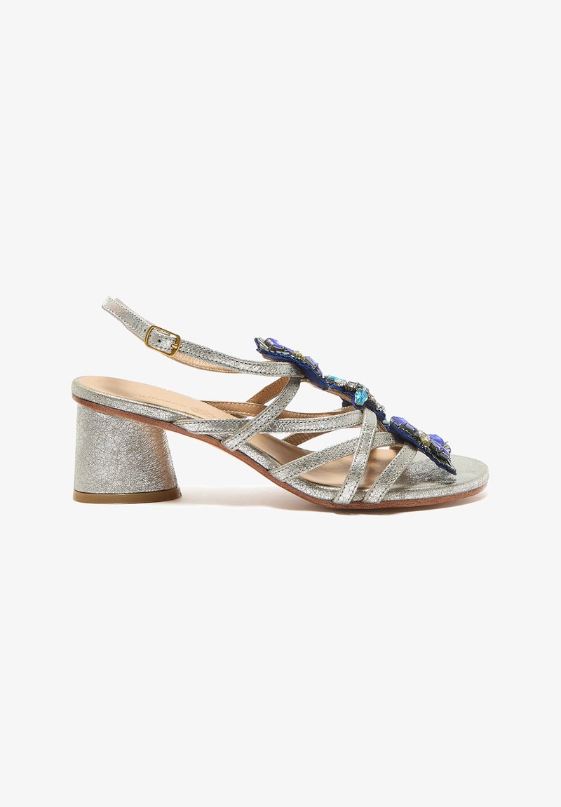Maliparmi MAGNOLIA & STONES - Riemensandalette - silver