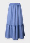 VISHIKA ANKLE SKIRT - Gonna lunga - blue denim