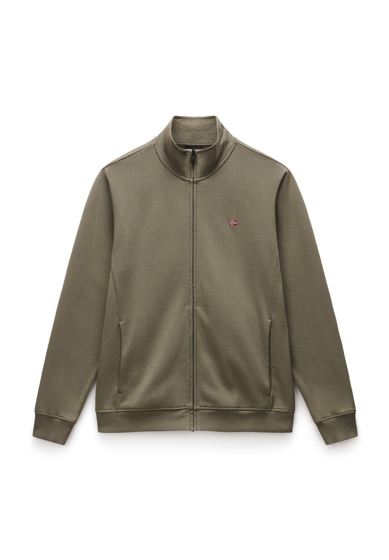 Napapijri Sweater met rits lichtgroen Napapijri Sweater met rits lichtgroen