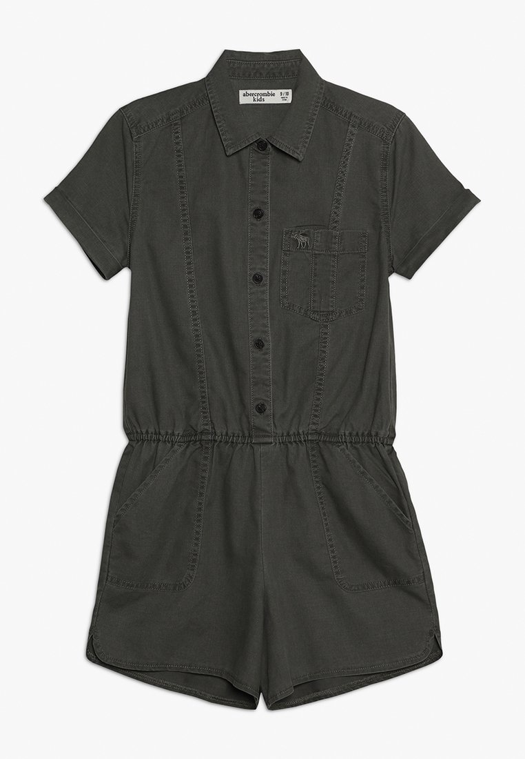 Abercrombie & Fitch AIR CHASE MILITARY ROMPER - Jumpsuit - olive