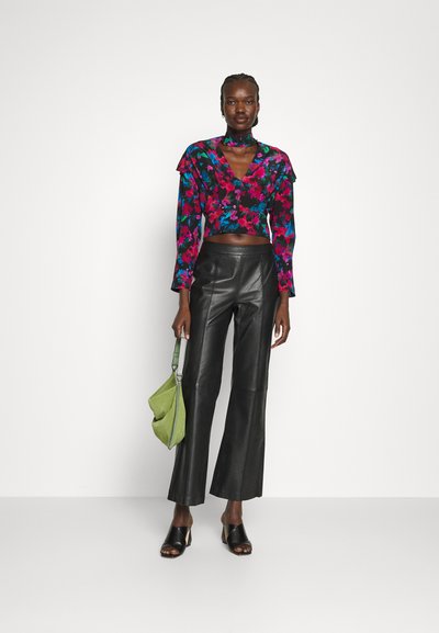 Iro MARTINA - T-shirt à manches longues - black multico