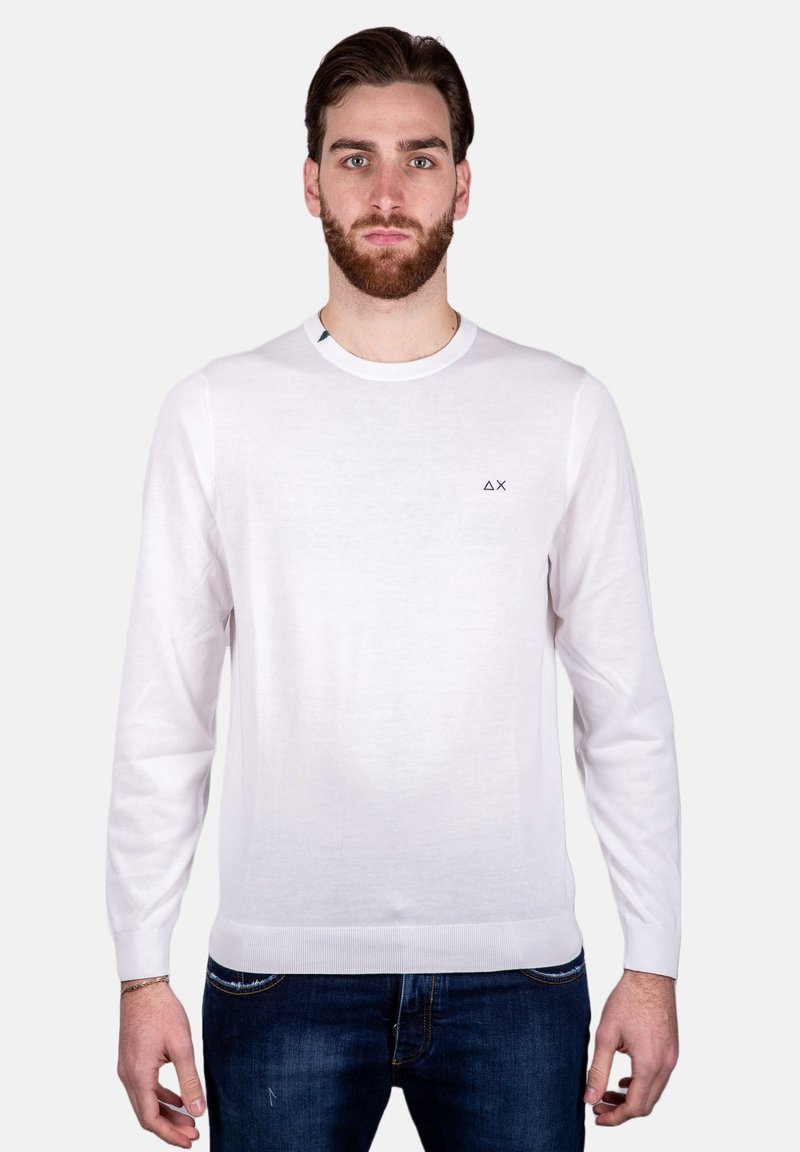 Sun68 BASIC - Maglione - bianco