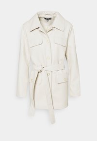 Missguided Giacca in similpelle - beige