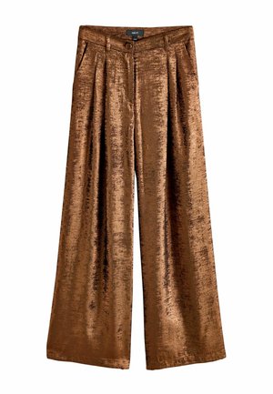 REGULAR FIT - SUPER WIDE - Broek - bronze