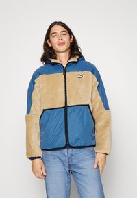 Puma HOODED JACKET - Viegla jaka - light sand