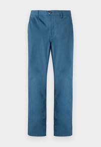 TOM TAILOR REGULAR WASHED - Vászonnadrágok - real teal blue