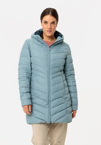 Vaude ANNECY 3IN1  - Pūkinis paltas - dark sea nordic blue