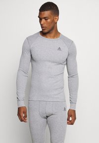 ODLO CREW NECK ACTIVE WARM - Camisola interior - grey melange