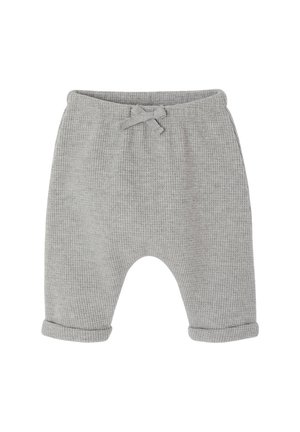 Vertbaudet, VERTBAUDET HOSE AUS WAFFELPIKEE NEUGEBORENEN, DEHNBUND - Stoffhose - grau meliert
