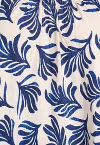 Zizzi Džersejové šaty - off w/blue leaf aop
