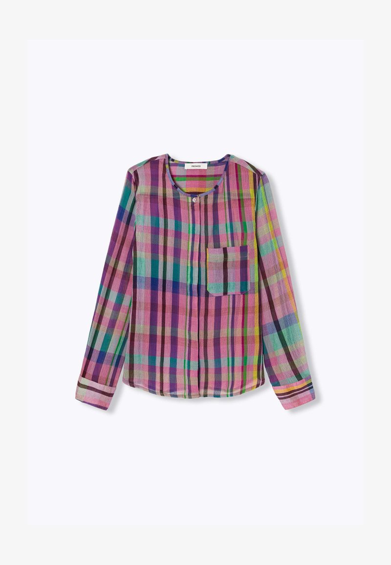 Chemise brodée à carreaux - Carreaux multicolores Chemise brodée à carreaux - Carreaux multicolores