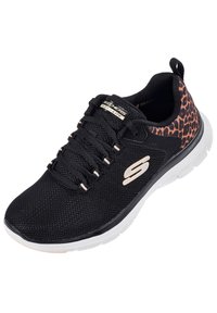 Skechers FLEX APPEAL - Zapatillas - black leopard