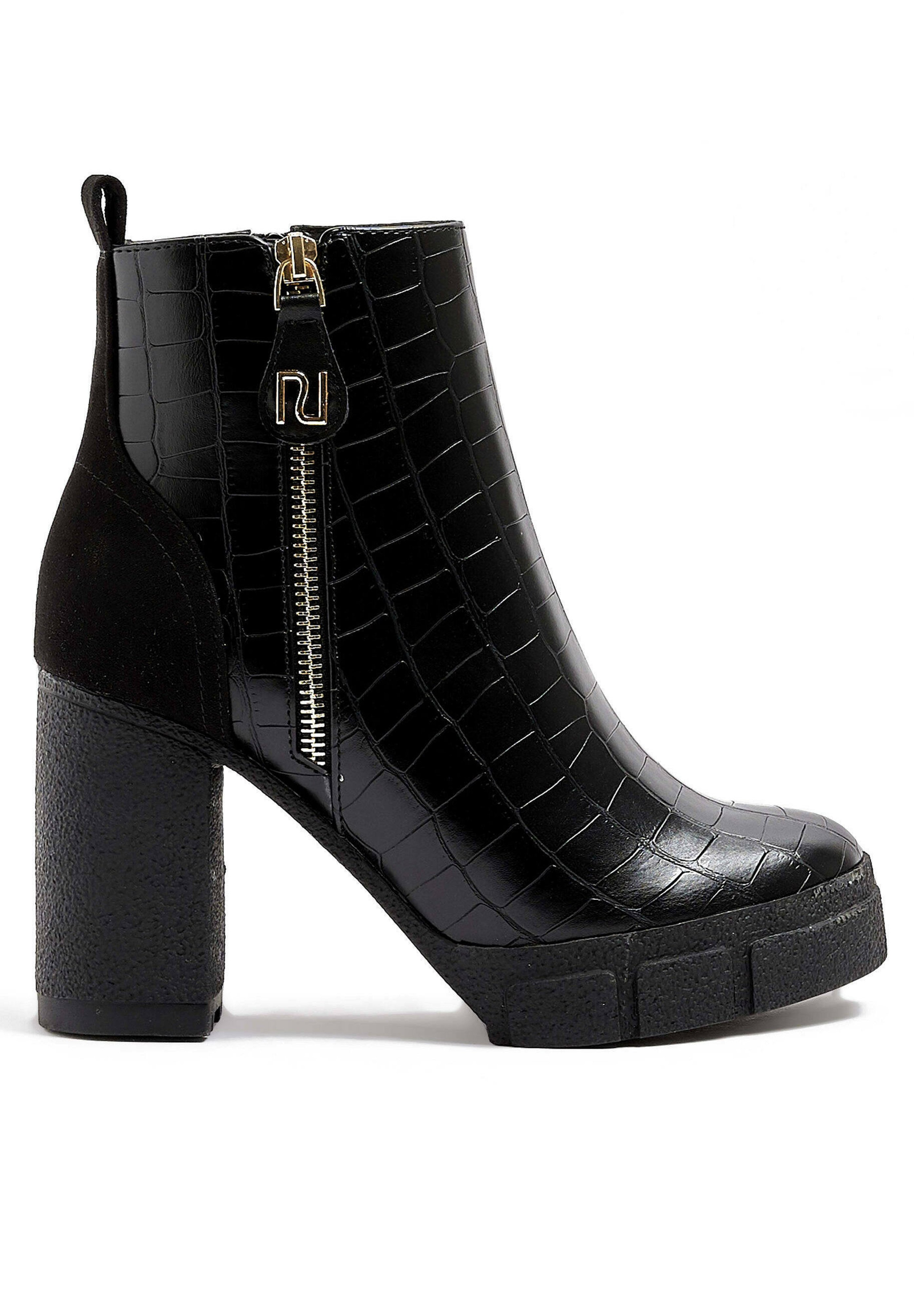 River Island Korte laarzen - black/zwart - Zalando.nl