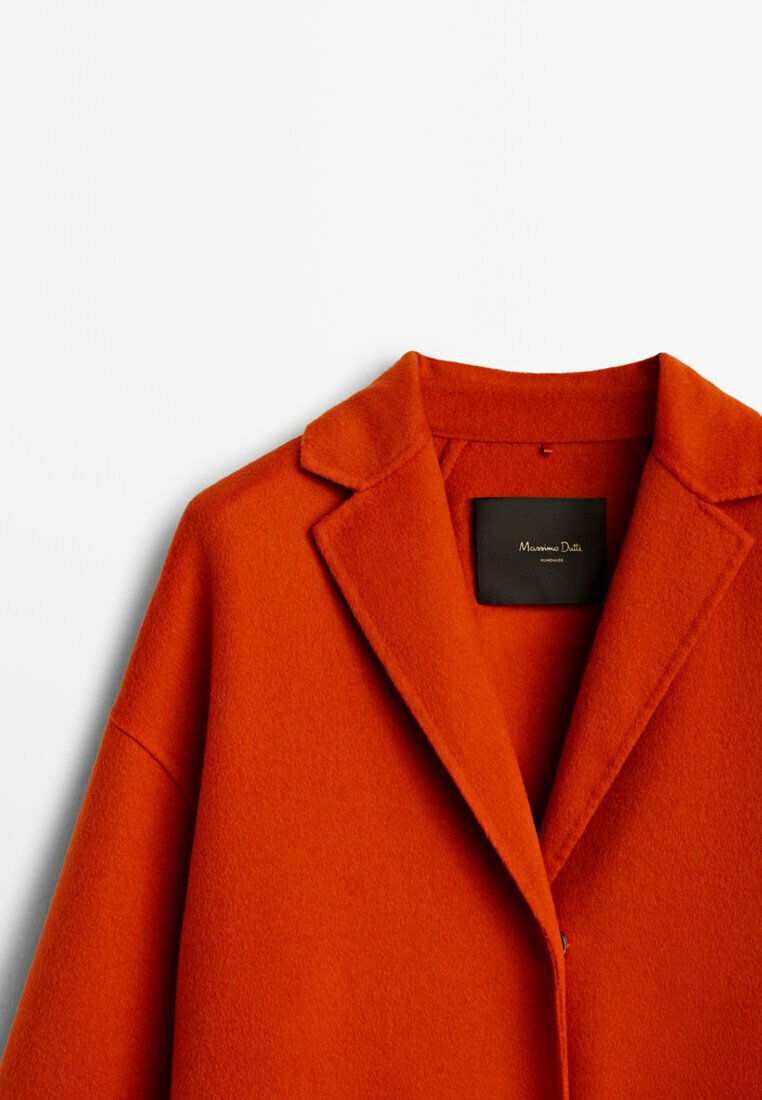 Massimo Dutti OVERSIZE - Cappotto classico - orange/arancione - Zalando.it