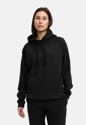 Kapuzenpullover - black washed
