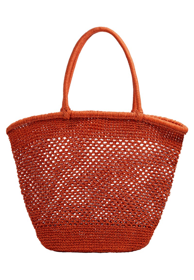 OYSHO OPEN WEAVE BASKET Shopping Bag orange Zalando.at