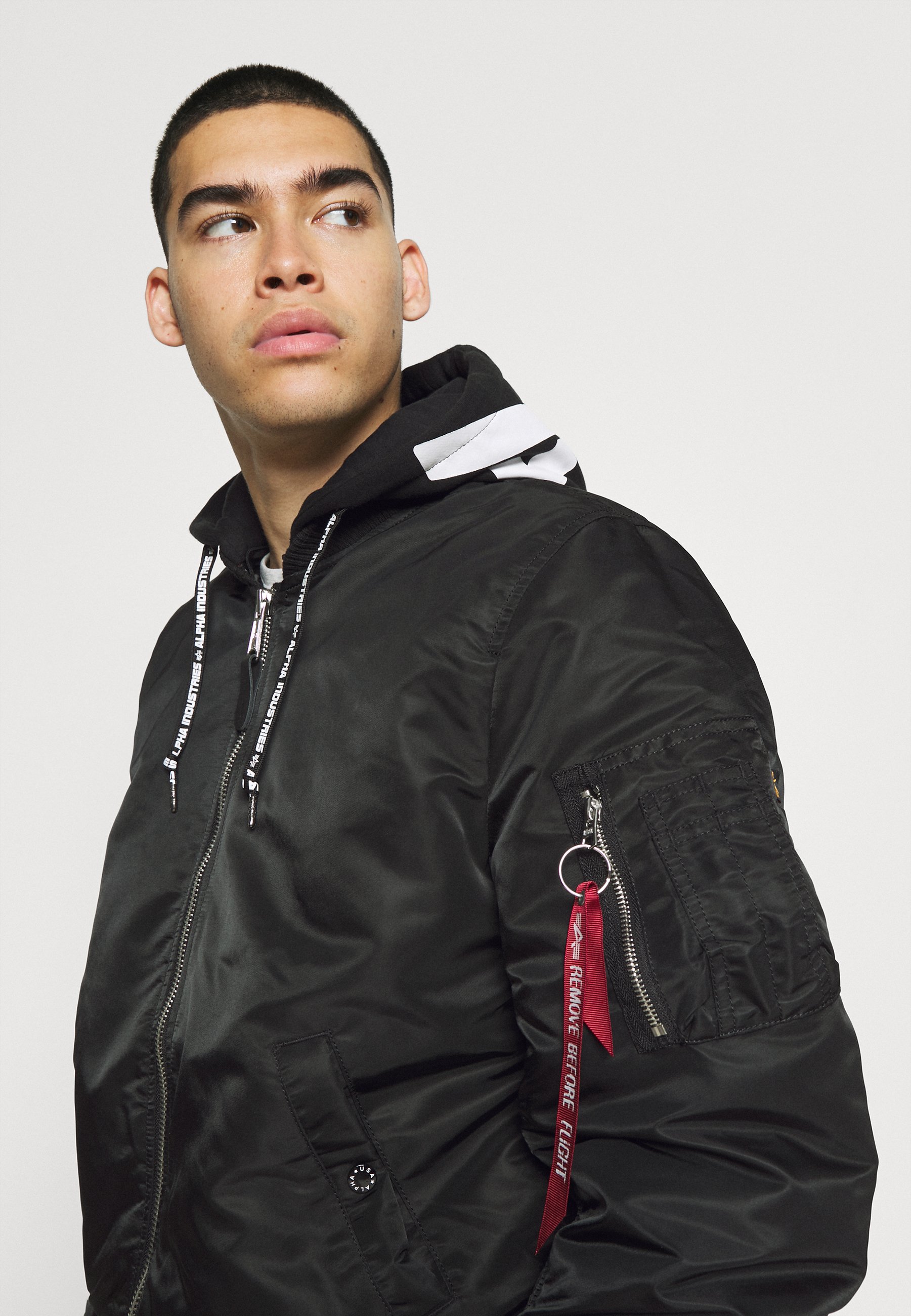 Alpha Industries MA-1 ZHP - Light jacket - black - Zalando