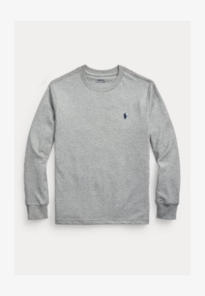 Polo Ralph Lauren COTTON JERSEY LONG SLEEVE TEE 7-14Y - Bluză cu mânecă lungă - andover heather