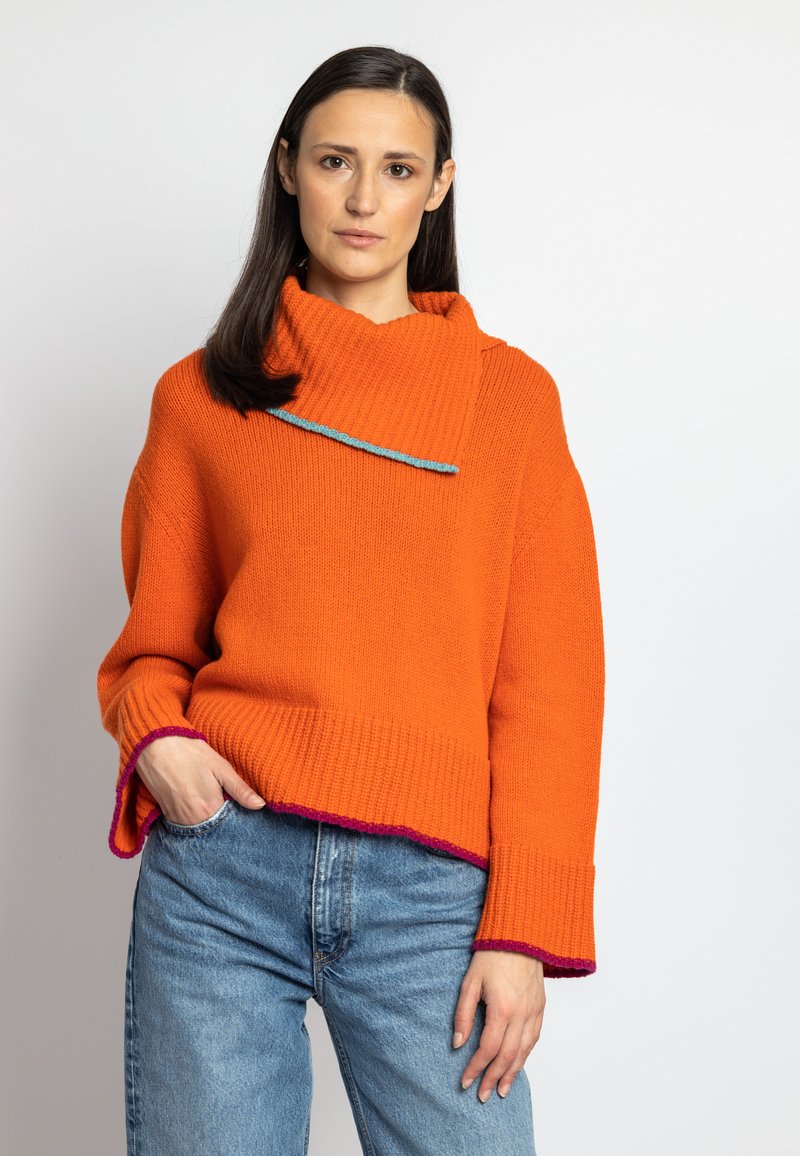 Ivko SOLID - Jumper - cinnabar/orange - Zalando.ie