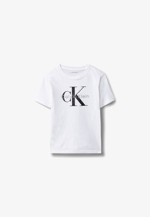 Calvin Klein Jeans, TEE UNISEX - Тениска с щампа - bright white