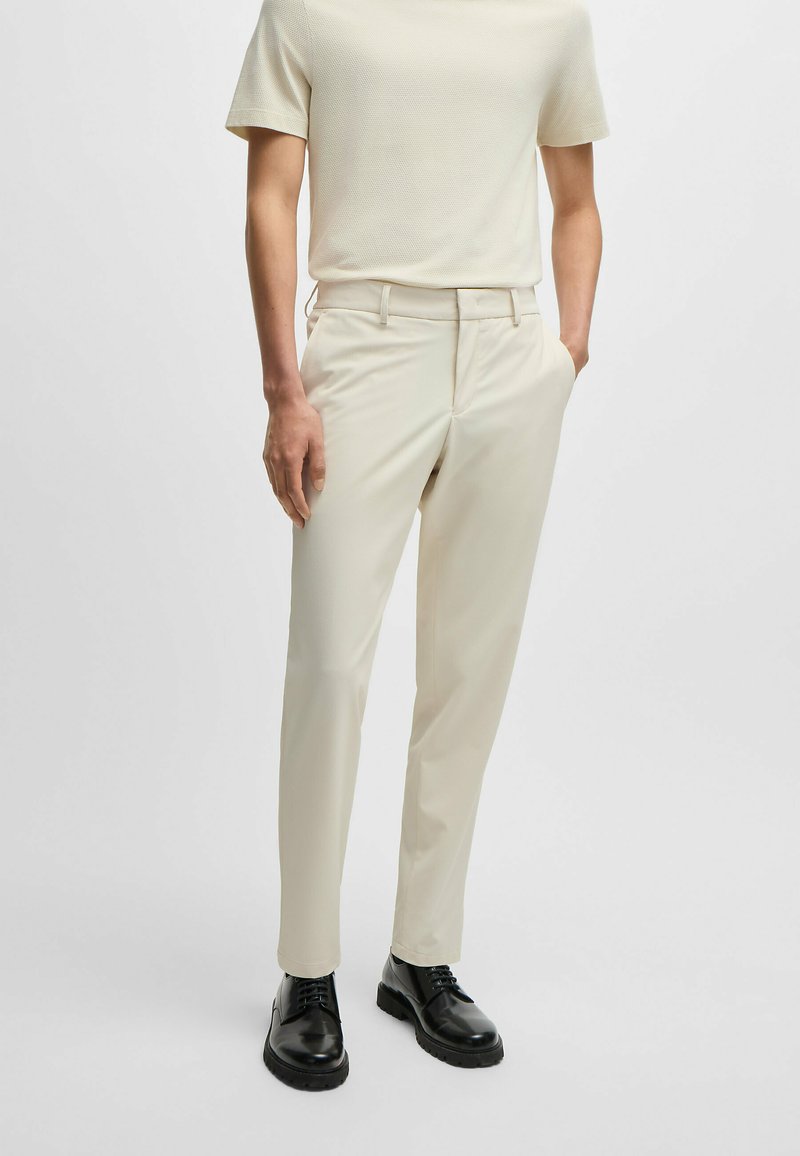 BOSS - P GENIUS WG - Trousers - open white eleven, Enlarge