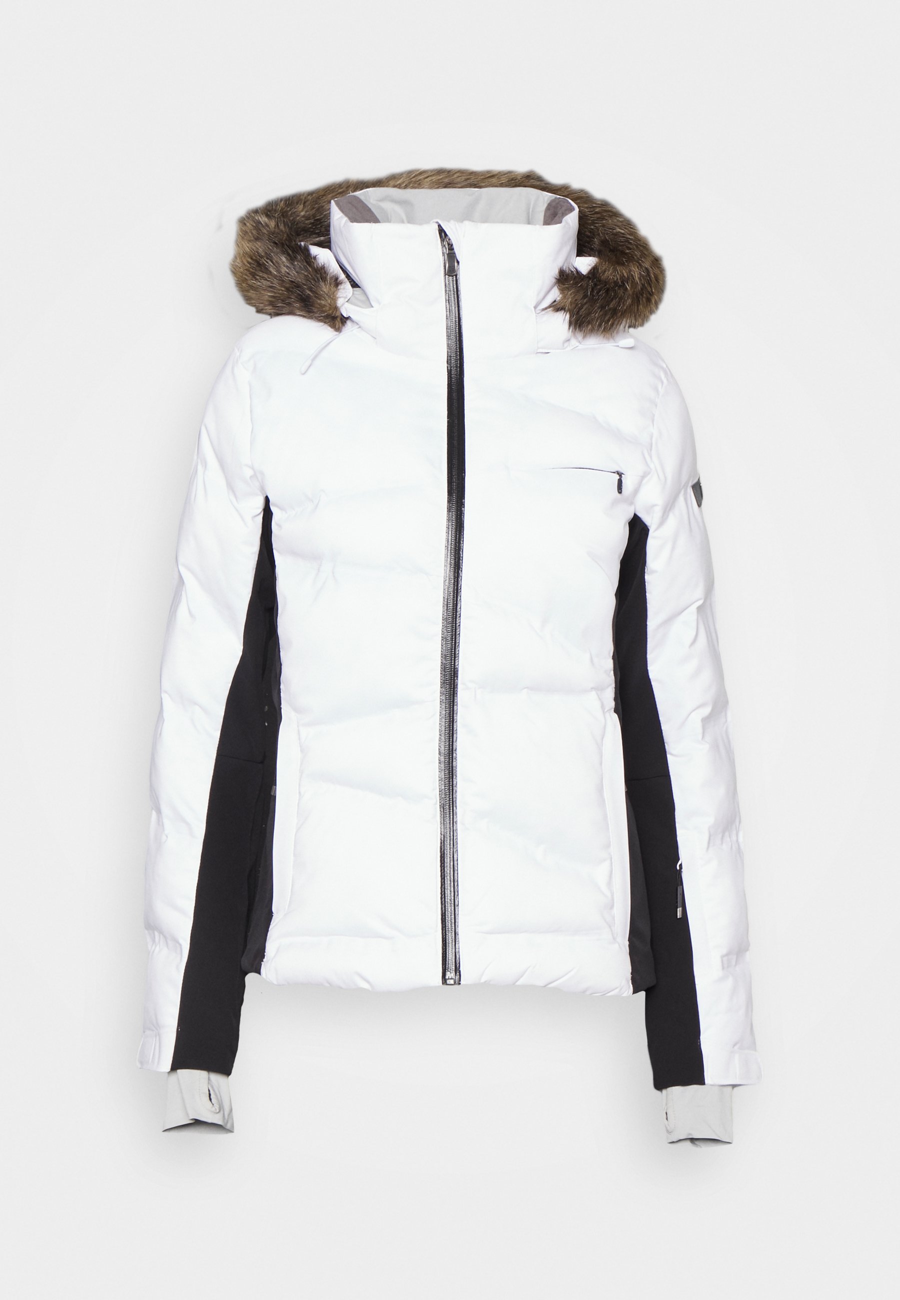 roxy white ski jacket