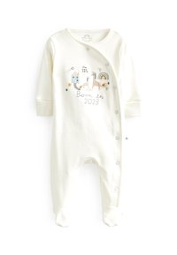 Next BORN IN 2023 SINGLE SLEEPSUIT - Natdragt - white