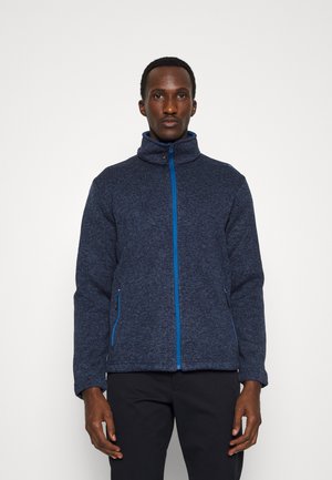 MAN JACKET - Giacca in pile - blue nero