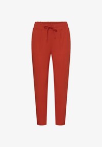 Unselected, fiery red