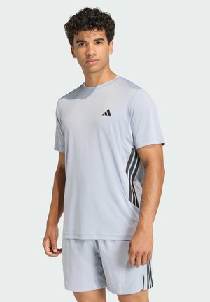 TECHESS S TEE - Print T-shirt - halo silver