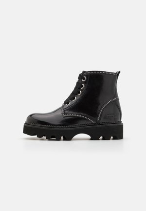 Melvin & Hamilton, Bottines à plateau - black