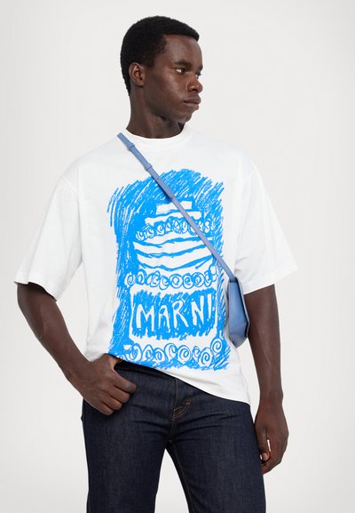 Marni Marškinėliai su spaudiniu - white