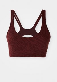 ZENVY BRA - Sport-bh met light support - burgundy crush/dark team red
