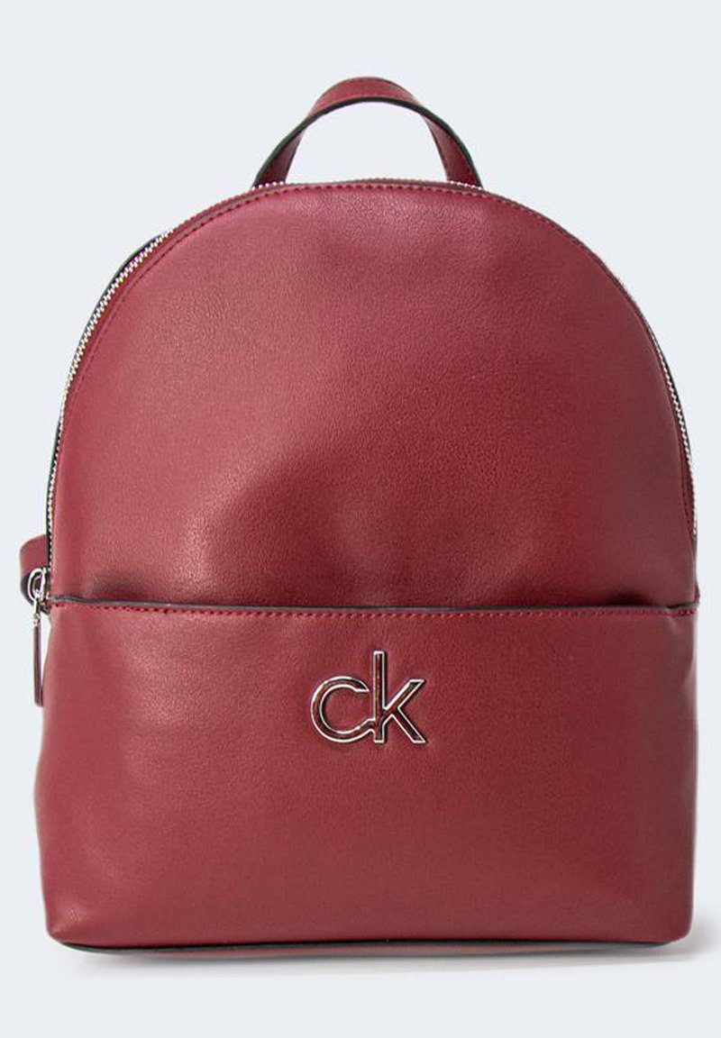 Calvin Klein RE-LOCK ROUND - Sac à dos - bordeaux